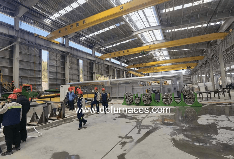 Lắp đặt và thử nghiệm lò bước 60 cho Công ty TNHH Vật liệu Đặc biệt Qingshan Phúc Kiến